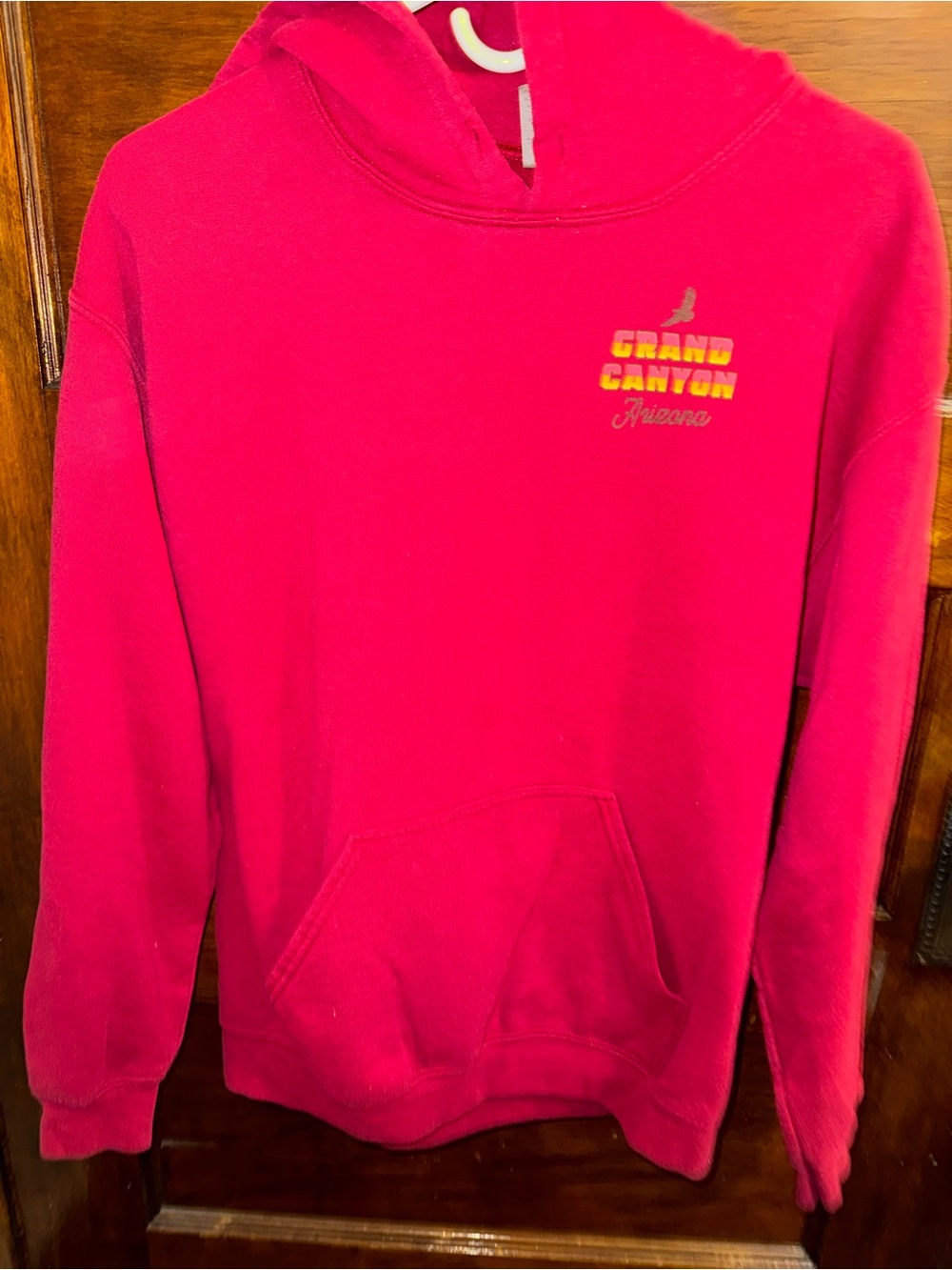 Gildan Bright Pink Grand Canyon Pullover Hoodie